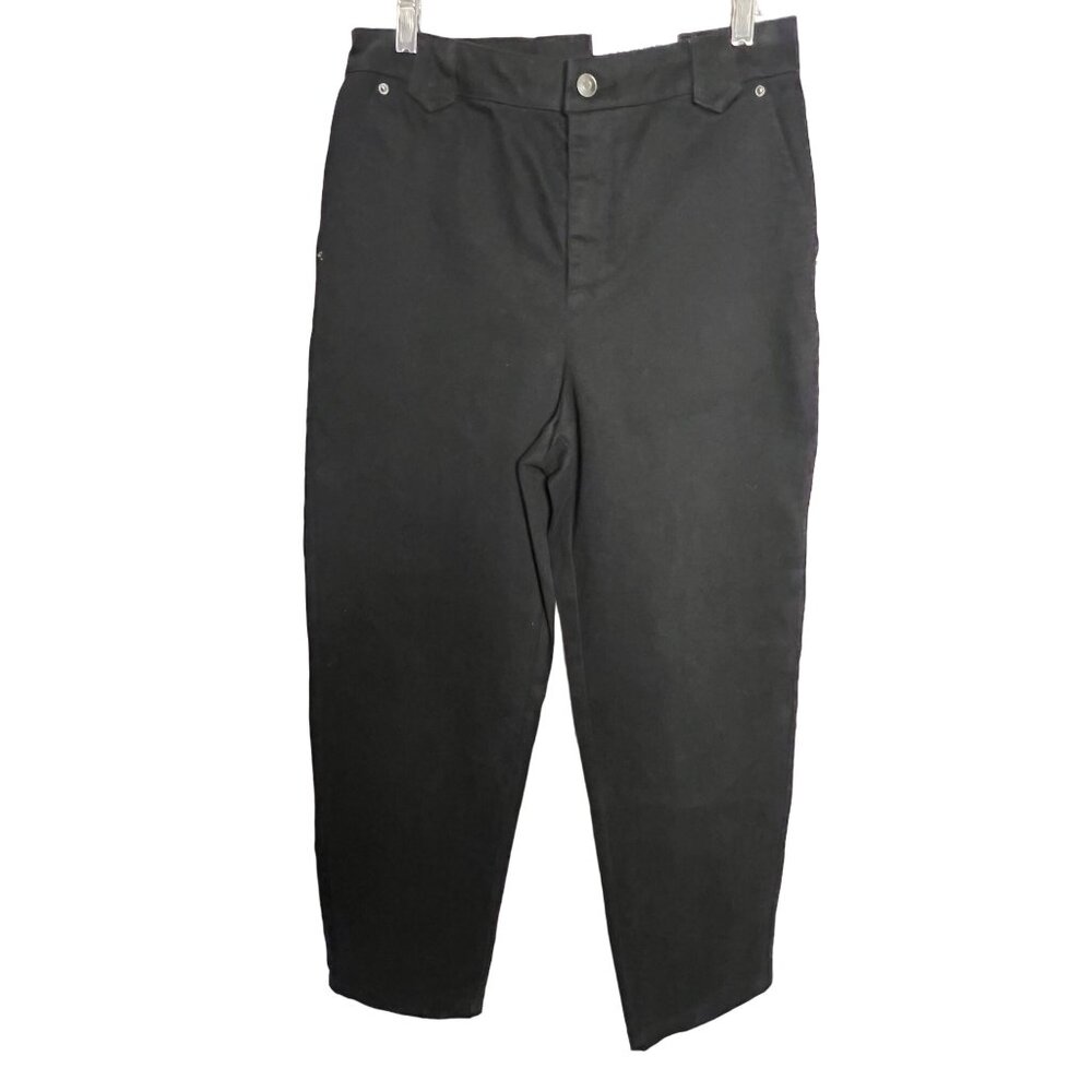 Future Collective Reese Blutstein Yoke Seam Black Size 6 High Rise Goth Straight